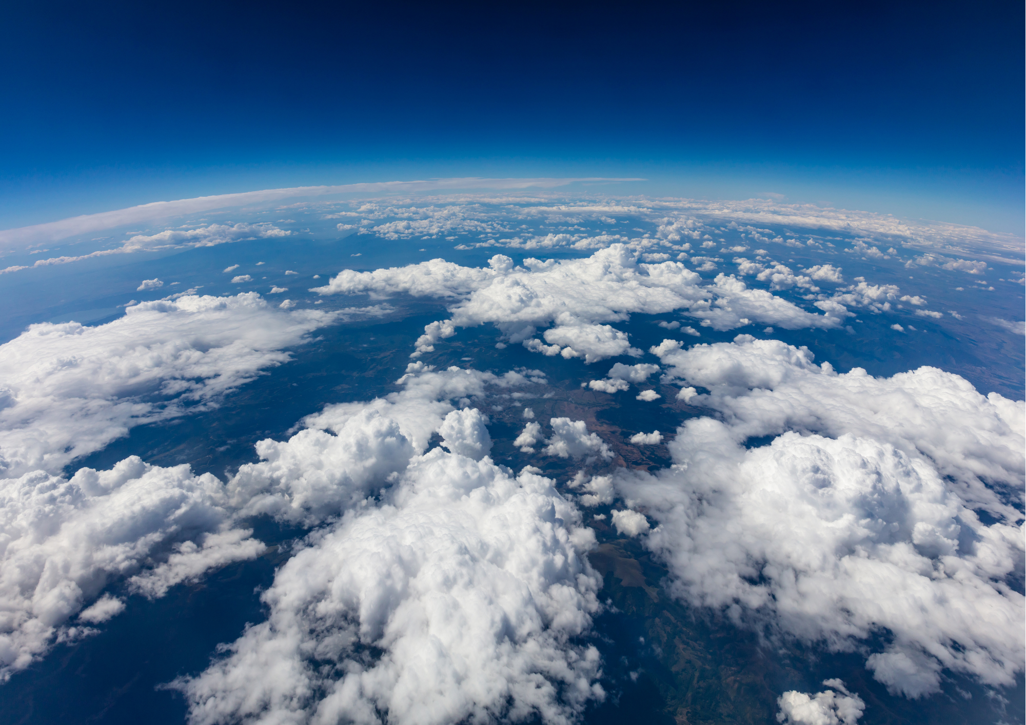 world earth sky ocean clouds