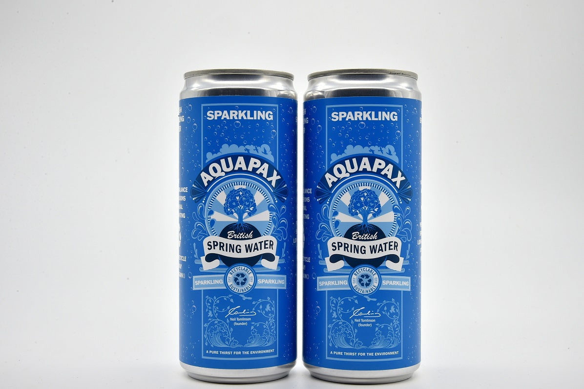 Mixed 330ml Water Box - 1 Case of Still & 1 Case of Sparkling 330ml AQUAPAX Spring Waters
