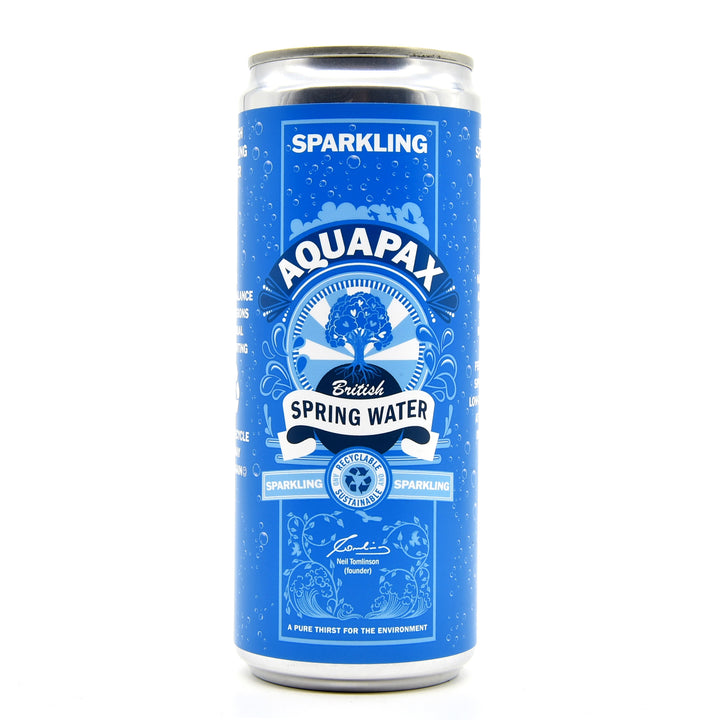 330ml Aquapax Sparkling Spring Water (48 Cans)
