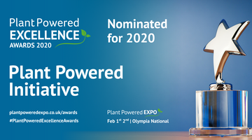 We've been nominated for a Plant Powered Excellence Award!