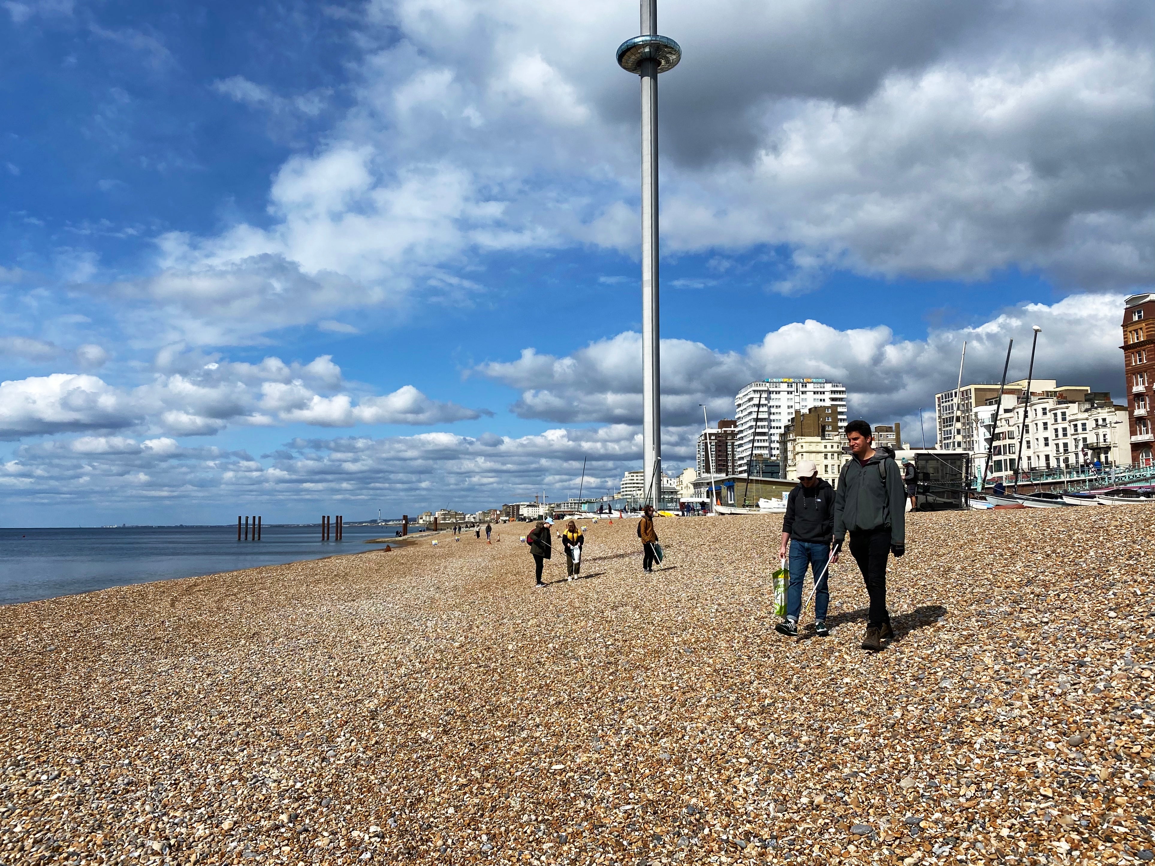 brighton beach clean sea pebbles sand 